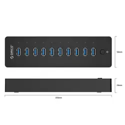 هاب 10 پورت USB 3.0 مدل ORICO P10-U3-V1 - اوریکو ایران