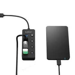 هاب 4 پورت USB 3.0 مدل ORICO W9PH4-U3-V1 - اوریکو ایران