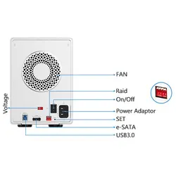 تجهیزات ذخیره سازی ORICO 3559RUS3 5Bay - اوریکو ایران