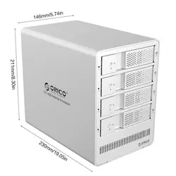 تجهیزات ذخیره سازی ORICO 9548RU3 4Bay - اوریکو ایران