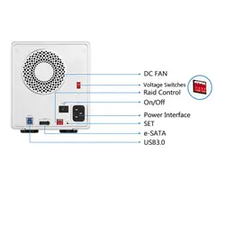 تجهیزات ذخیره سازی ORICO 3549RUS3 4Bay - اوریکو ایران