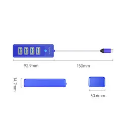 هاب 4 پورت USB Type-C مدل ORICO PW4U-C3 - اوریکو ایران