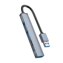 هاب USB با کارت ریدر مدل ORICO AH-A12F - اوریکو ایران
