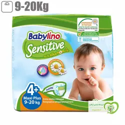 پوشک بیبی لینو نرمال سایز 4+ بسته 19 عددی