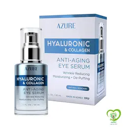 سرم زیر چشم ضد پیری AZURE هیالورونیک و کلاژن 50ml