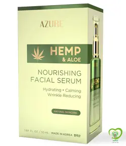 سرم صورت حاوی روغن گیاه شاه دانه و آلوئه ورا AZURE تغذیه کننده 50ml