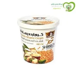 کرم ارده پسته ای شیر رضا - 200 گرمی