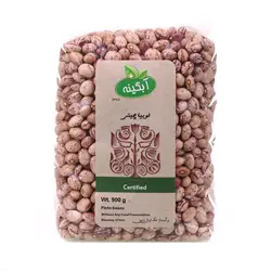 لوبیا چیتی ارگانیک آبگینه 900 گرمی