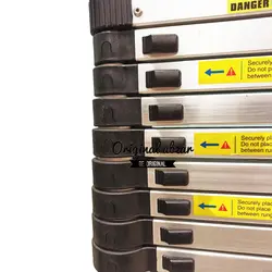 نردبان 14 پله 5 متری  تلسکوپی