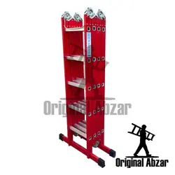 نردبان 6 متری تاشو 20 پله 4 تکه الومینیومی ریسپکت