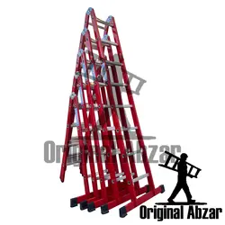 نردبان 6 متری تاشو 20 پله 4 تکه الومینیومی ریسپکت