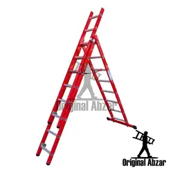 نردبان 9 متری مخابراتی 33 پله 3 کشو ریسپکت