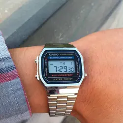 ساعت مچی کاسیو نوستالژی مدل A168WA-1W