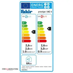 کولر گازی پرتابل 9000 فکر مدل Fakir Prestige AC9