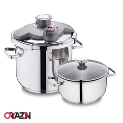 قیمت و خرید زودپز و قابلمه استیل کرکماز مدل AQUA A175 اصل