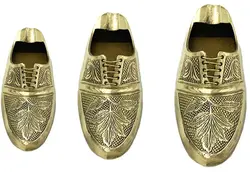 زیرسیگاری برنجی هندی مدل کفش