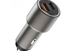 شارژر فندکی فست شارژ تایپ سی و یو اس بی 36 وات ویوو wiwu Car charger PC100