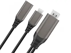 کابل تبدیل تایپ سی به اچ دی ام آی 100 وات ویوو WIWU X10 Type-C To HDMI Cable