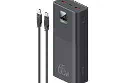 پاوربانک شارژ سریع 65 وات 30000 یوسامز USAMS-AT 30000mAh Powerbank mit Kabel US-CD185
