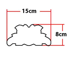 گل تزئینی طرح منبت pvc کد 135e