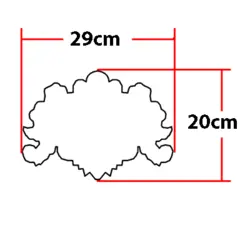 گل تزئینی طرح منبت pvc کد 4007