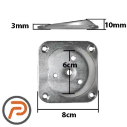 کفشک فلزی نصب پایه