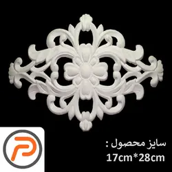 گل تزئینی طرح منبت pvc کد P23