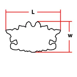 گل تزیینی طرح منبت pvc کد 120