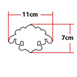 گل تزیینی طرح منبت pvc کد 121