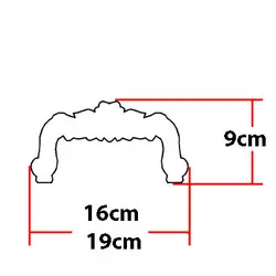 گل تزیینی طرح منبت PVC کد U175