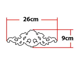 گل تزیینی طرح منبت pvc کد B161