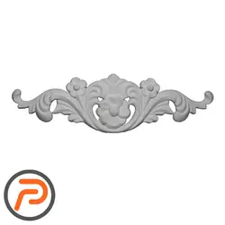 گل تزیینی طرح منبت pvc کد 187