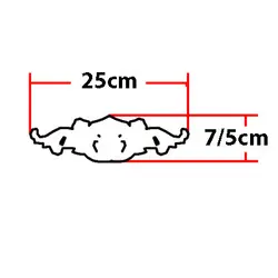 گل تزیینی طرح منبت pvc کد 187