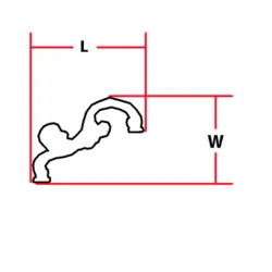 گل تزئینی طرح منبت PVC کد 135