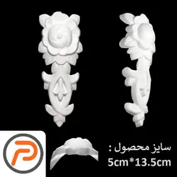 گل تزئینی طرح منبت pvc کد 140