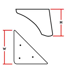 پایه پلاستیک مدل خفاشی