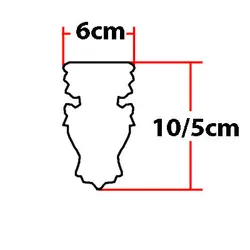 گل تزئینی طرح منبت pvc کد 198