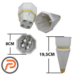 پایه ABS هرمی سفید