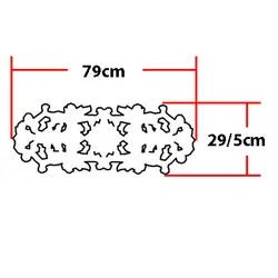 گل تزئینی طرح منبت pvc کد 237