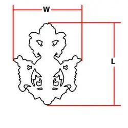 گل تزئینی طرح منبت pvc کد 109