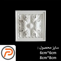 گل تزئینی طرح منبت pvc کد S 148