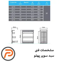 سبد سوپر پهلو پلاتین