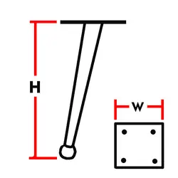 پایه مبلی صدرا مشکی