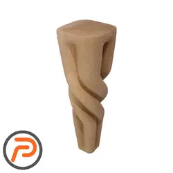 سرستون چوب سفید مدل 270