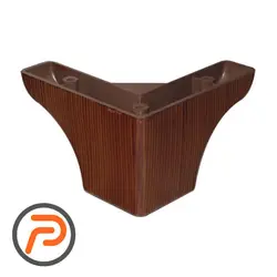 پایه مبل تاج 8 سانتی طرح چوب