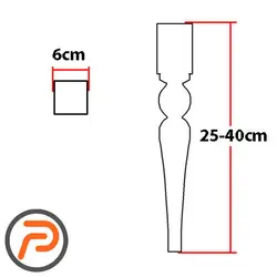 پایه چوبی فانوسی 25 و 40 سانتیمتر