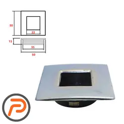 دستگیره توکار مربع پلاستیکی