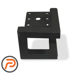 پایه فلزی مدل L مشکی 10  سانتیمتر