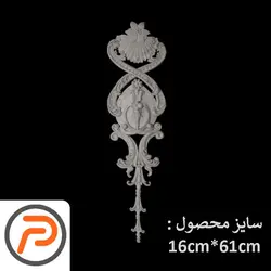 گل تزئینی طرح منبت pvc کد f325