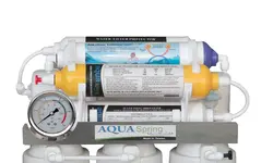 دستگاه تصفیه آب آکوا اسپرینگ 8 مرحله ای مدل CHROME-A8 | پاک آب